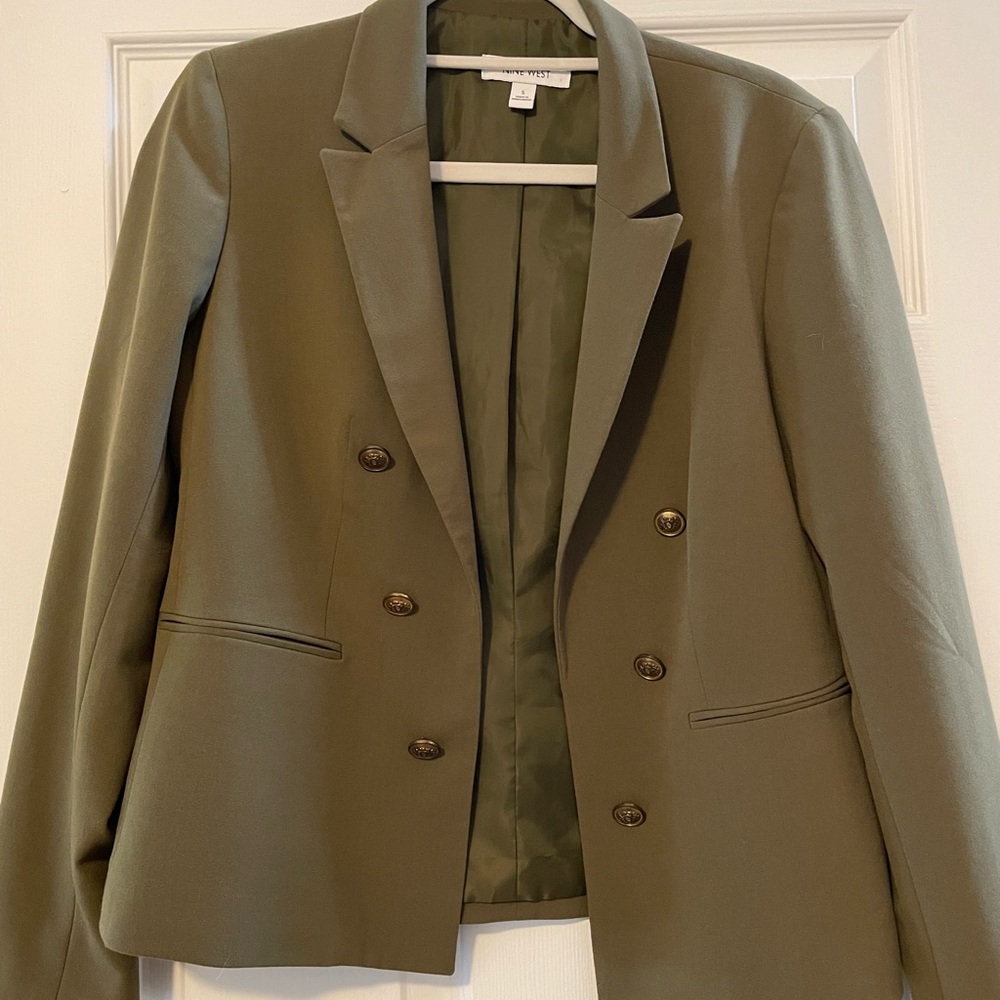 Nine West Olive Green Women’s Suit Jacket